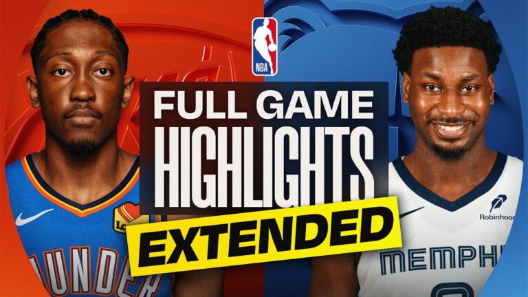 EXTENDED: THUNDER at GRIZZLIES FULL GAME HIGHLIGHTS January 9, 2026