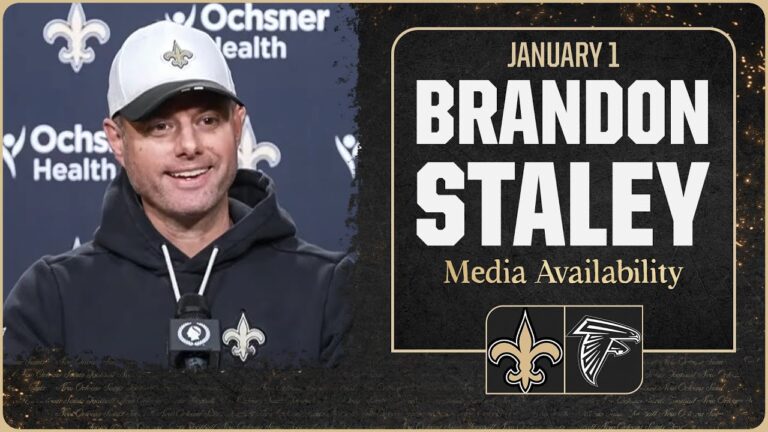 Brandon Staley on Saints Defensive Rookies, Falcons New Orleans Saints