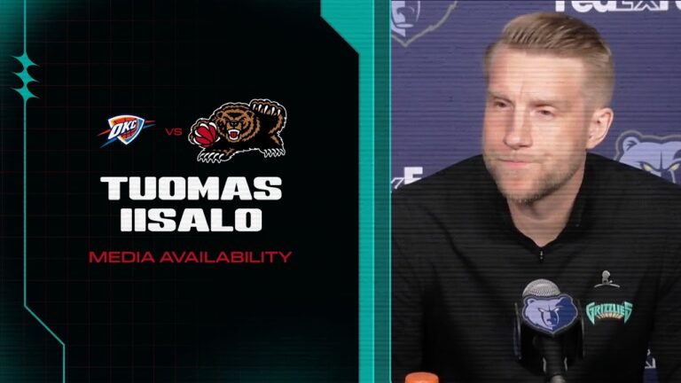 Tuomas Iisalo Press Conference Grizzlies vs. Thunder