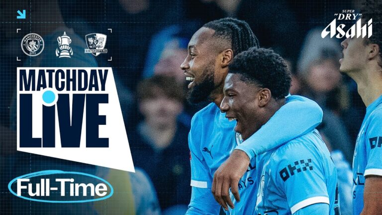 MATCHDAY LIVE! SEMENYO SCORES DEBUT GOAL IN BIG CITY WIN! Man City 10-1 Exeter City FA Cup