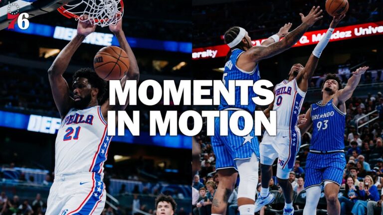 Moments in Motion: Sixers vs. Magic 01.09.25