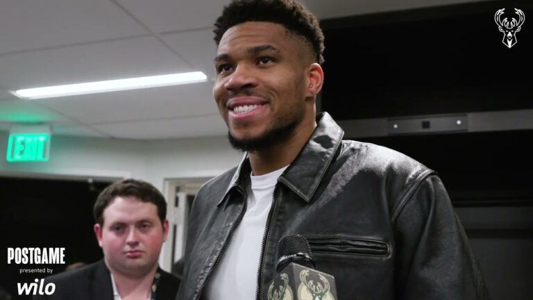 Giannis Antetokounmpo Postgame Media Availability 01.09.26