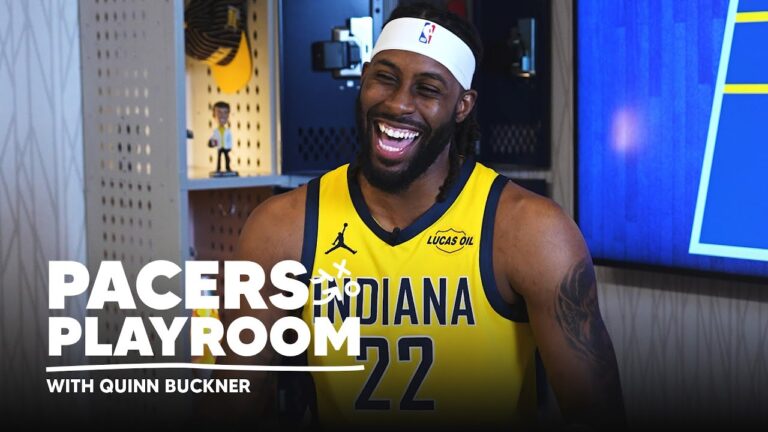 Isaiah Jackson Joins Quinn Buckner for a Game of UNO in the Pacers Playroom