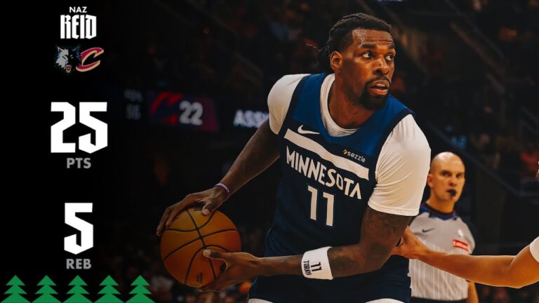 Naz Reid Scores 25 Points Versus Cleveland Cavaliers 01.10.26