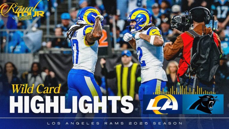Rams Top Plays In Wild Card Win vs. Panthers: Puka Nacua’s Multi-Touchdown Game & More