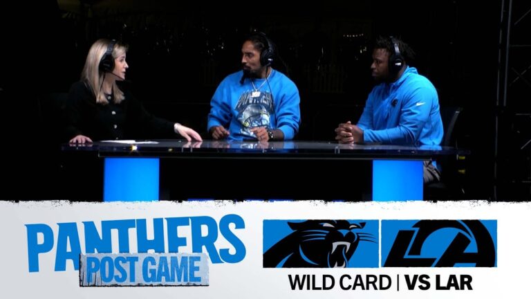 Panthers vs Rams Wild Card Reaction Postgame Show Carolina Panthers