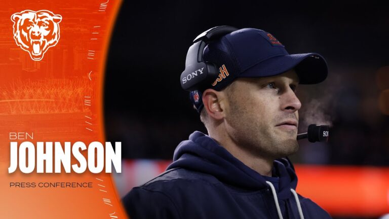 Ben Johnson on wild card win over Packers Press Conference