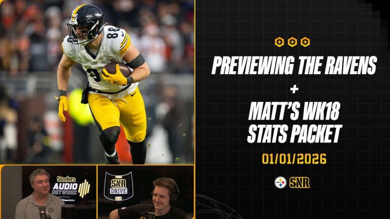 Previewing The Ravens Matt’s Week 18 Stats Packet SNR Drive (Jan.1) Pittsburgh Steelers