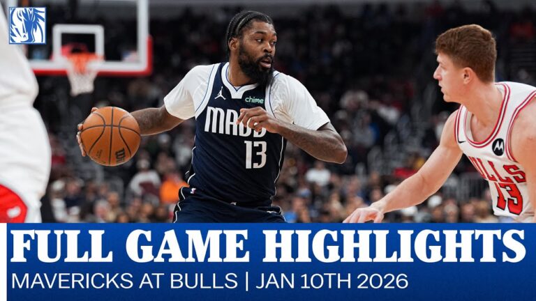 Mavericks Highlights at Chicago Bulls January 10, 2026