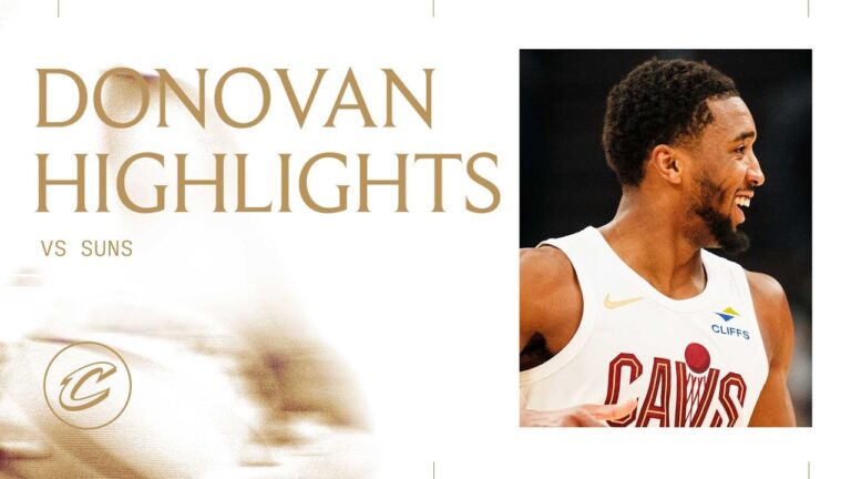 Cavs vs Suns Donovan Mitchell Highlights 12.31.2025