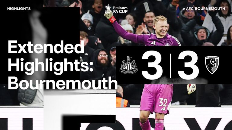PENALTY SHOOTOUT WIN! Newcastle United 3 AFC Bournemouth 3 Emirates FA Cup Highlights