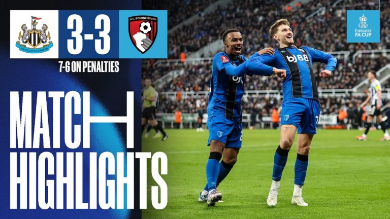Cherries exit FA Cup on penalties after pulsating draw Newcastle United 3-3 AFC Bournemouth (7-6)