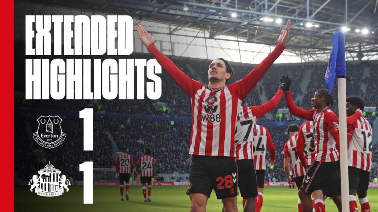 Extended FA Cup Highlights Everton FC 1 – 1 Sunderland AFC (0-3 Penalties)