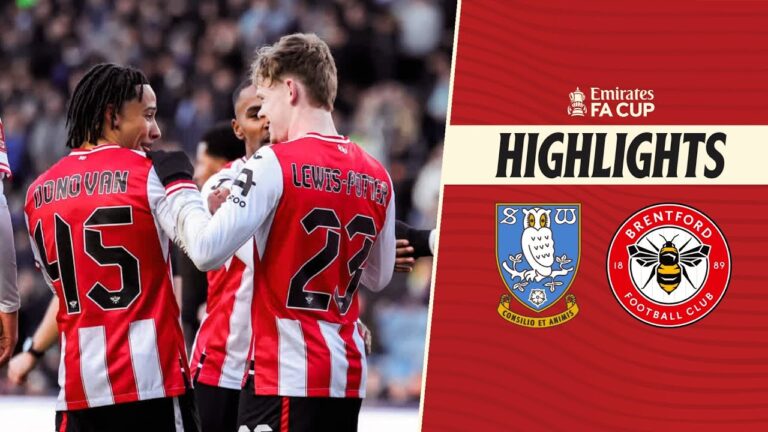 Lewis-Potter Jensen on target in the cup Sheffield Wednesday 0-2 Brentford FA Cup Highlights