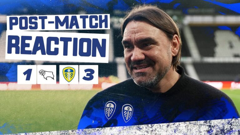 We showed maturity Daniel Farke reaction Derby County 1-3 Leeds United