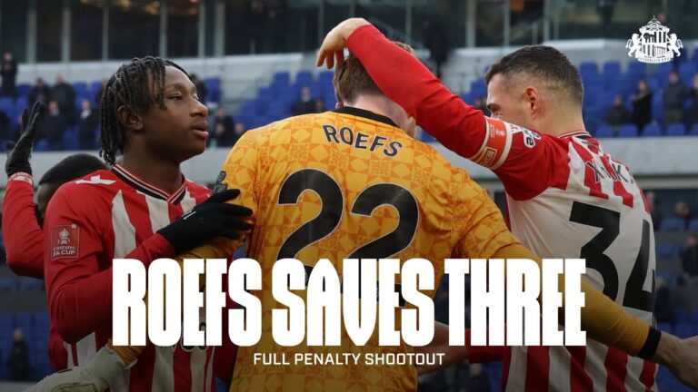 Roefs Saves THREE Penalties Everton FC 0 – 3 Sunderland AFC Full Penalty Shootout