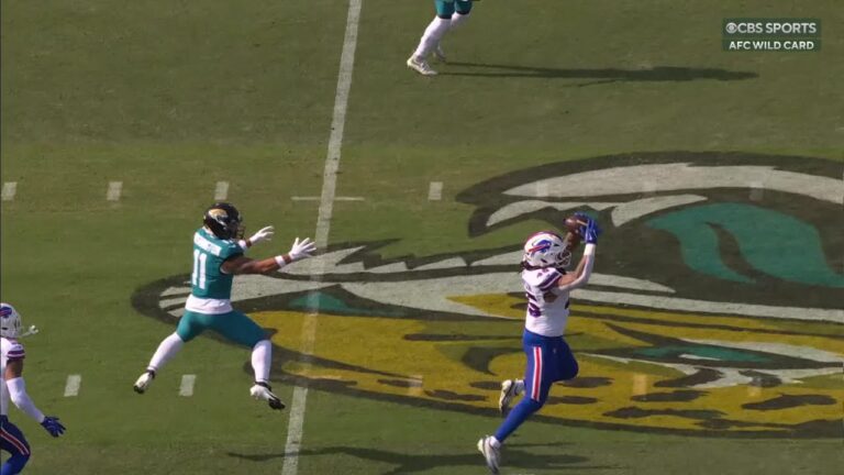 Buffalo jumps Lawrence’s pass for an INT