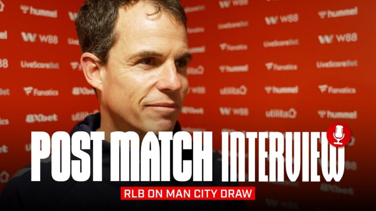 We managed the situation well Régis Le Bris On Manchester City Draw Post Match Interview