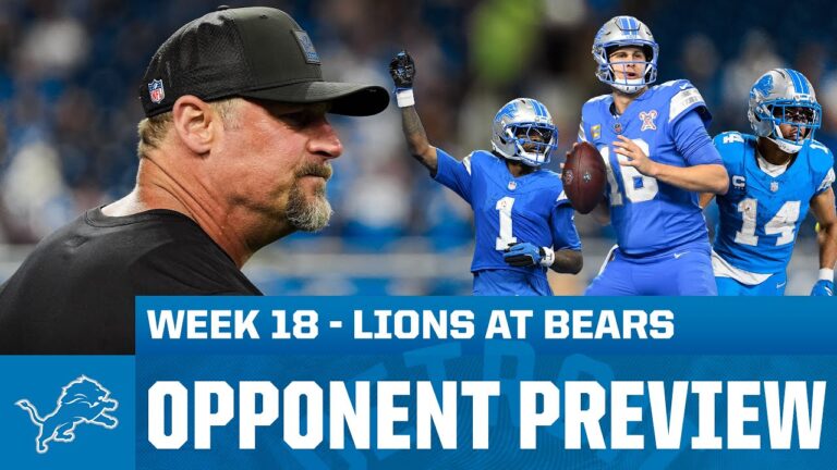 Head Coach Dan Campbell previews Lions at Bears 2025 Week 18 Opponent Preview