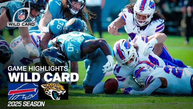 Buffalo Bills vs Jacksonville Jaguars Game Highlights 2025 NFL Season Wild Card Round