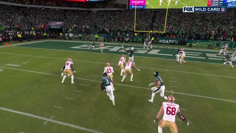 Purdy steps up and finds CMC for a NIners’ TD