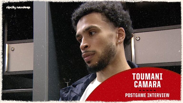 Toumani Camara Postgame Media Availability vs New York Knicks January 11th, 2026