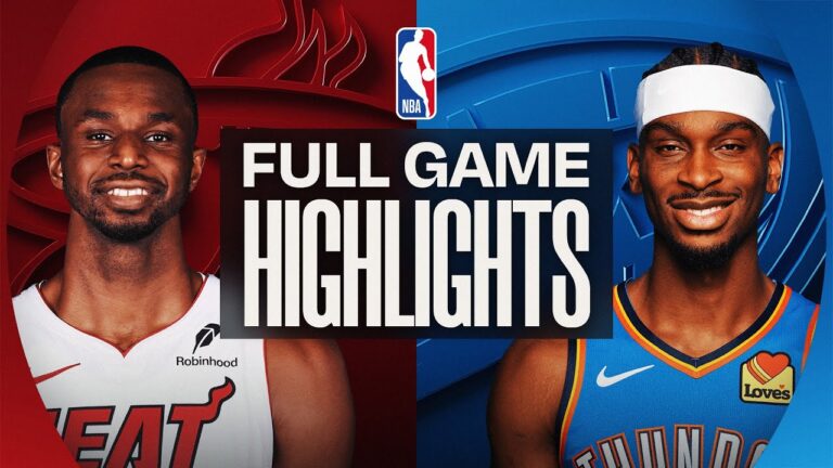 HEAT at THUNDER FULL GAME HIGHLIGHTS January 11, 2026