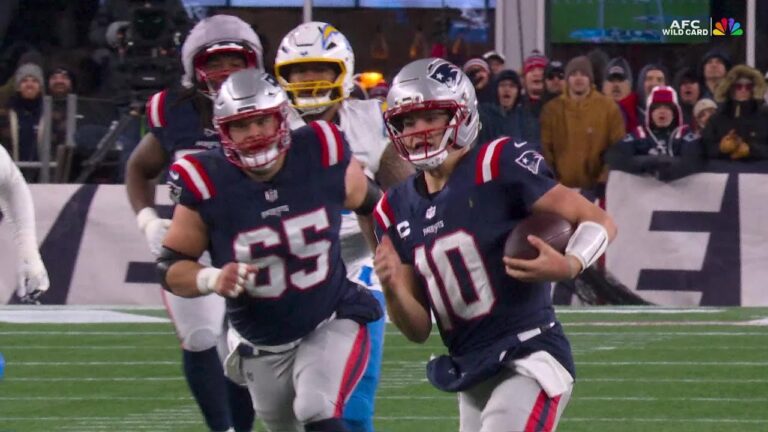 Maye scrambles for 37 yards!