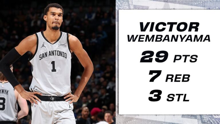 Victor Wembanyama Goes Off For 29 PTS vs MIN