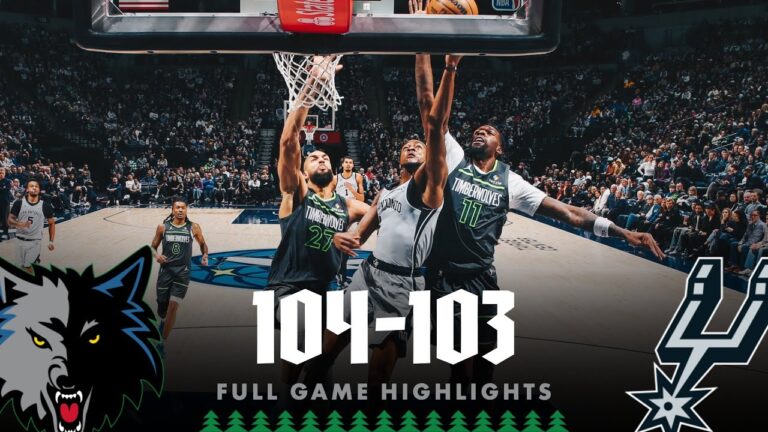 Wolves Win CLUTCH Game vs Spurs, 104-103 01.11.26