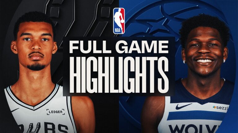SPURS at TIMBERWOLVES FULL GAME HIGHLIGHTS January 11, 2026