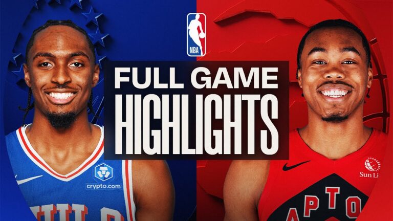 76ERS at RAPTORS FULL GAME HIGHLIGHTS January 11, 2026