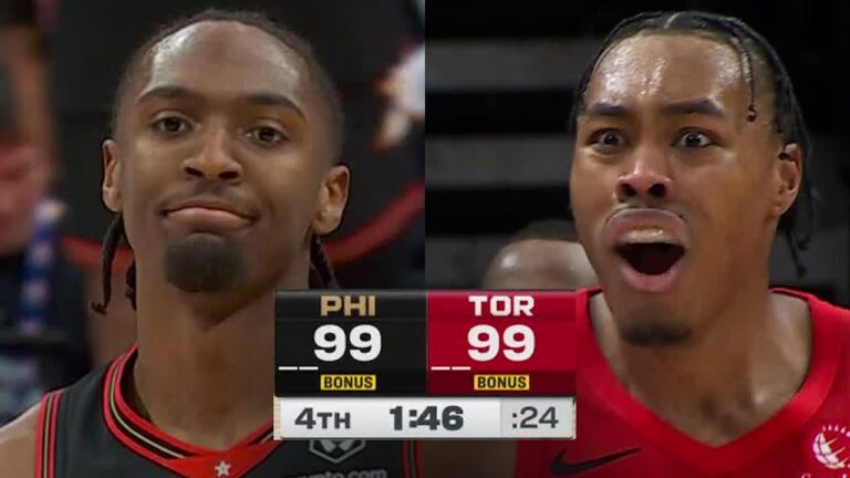Wild OT Ending Raptors vs 76ers January 11, 2026