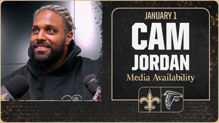 Cam Jordan talks Week 18 at Falcons New Orleans Saints