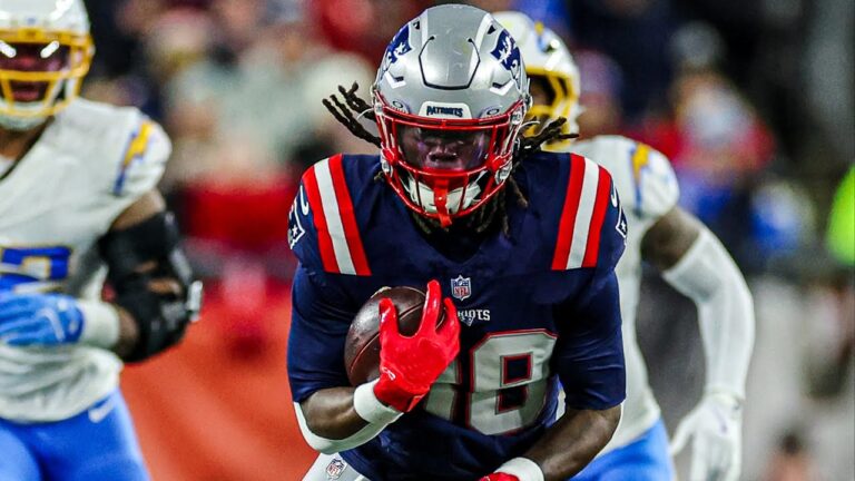 Rhamondre Stevenson’s Best Plays From 128-yard Game vs. Chargers Patriots Wild Card Playoffs