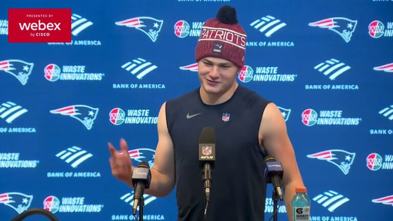 Drake Maye on Defeating the Chargers: We Did What We Had to Do. Patriots Press Conference