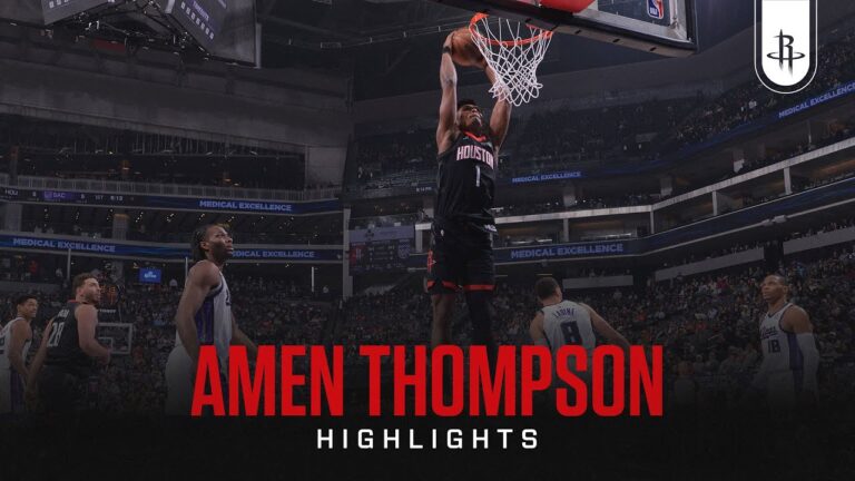 Amen Thompson (31 points) Highlights vs. Sacramento Kings