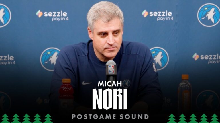 We Started Playing Aggressice And Found Our Confidence. Micah Nori Postgame Sound 1.11.26