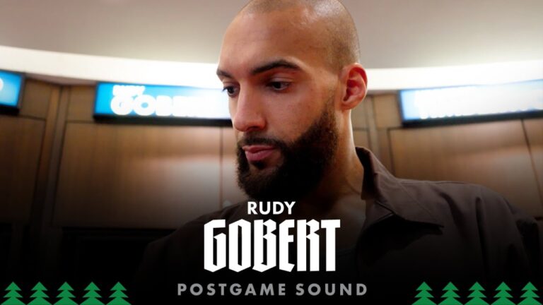 We Hold Ourselves To A High Standard And Expect The Best. Rudy Gobert Postgame Sound 1.11.26