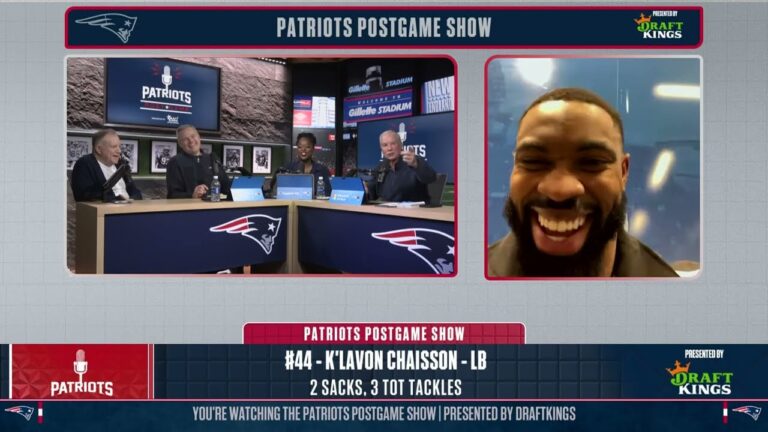 K’Lavon Chaisson Joins Patriots Postgame Show After Wild Card Win vs. Chargers Patriots Playoffs