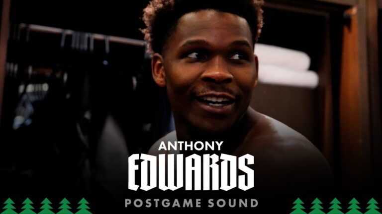 I’m Comfortable Taking Over In The Clutch. Anthony Edwards Postgame Sound 1.11.26