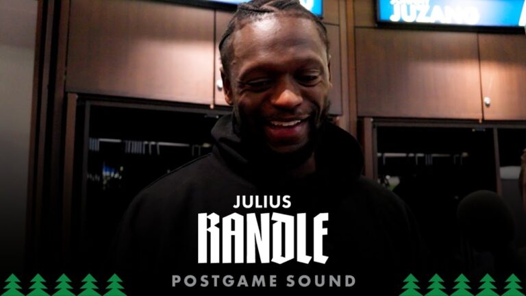 The Crowd Gave Us The Energy To Compete. Julius Randle Postgame Sound 1.11.26