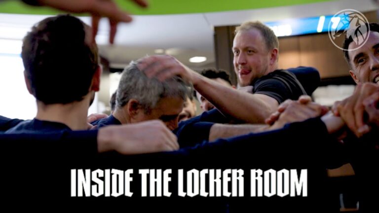 Inside The Locker Room After Wolves Overcome 19-Point Deficit To Beat Spurs