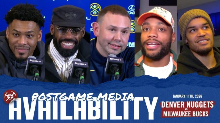 ALL Denver Nuggets Postgame Media vs. MIL