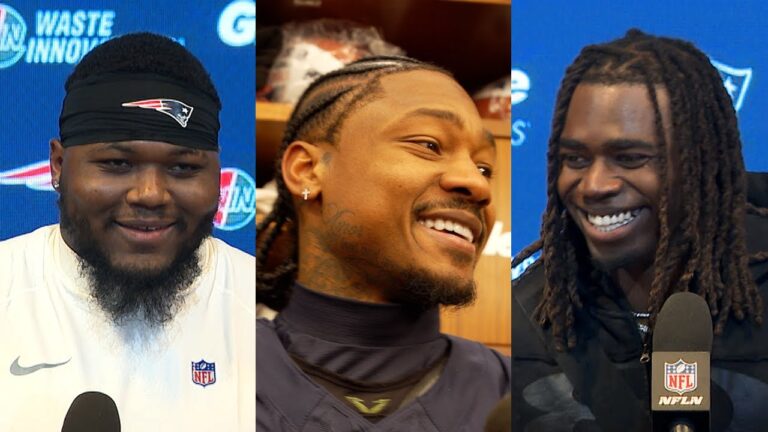 Milton Williams, Stefon Diggs Rhamondre Stevenson & More Speak to Media Patriots Press Conference