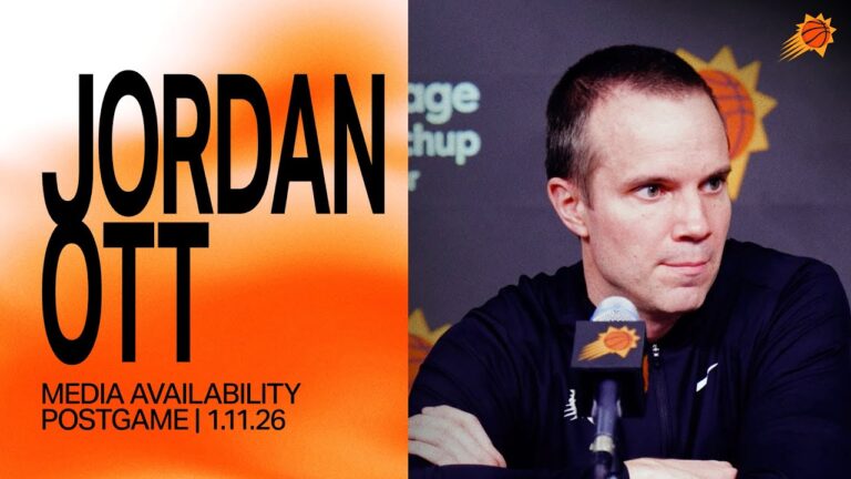 Head Coach Jordan Ott Postgame Media Availability Phoenix Suns 1-11-26