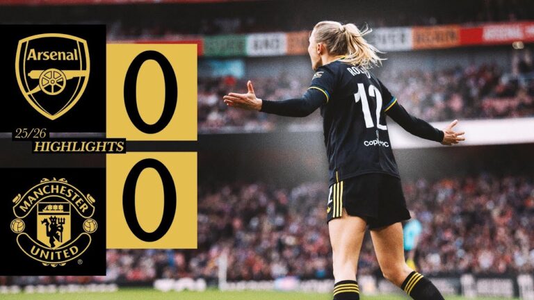 The Points Are Shared Arsenal v Man Utd Match Highlights