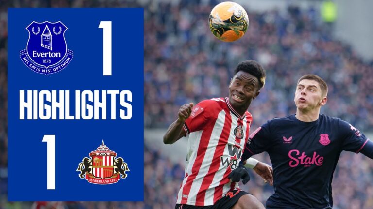 EVERTON 1-1 SUNDERLAND (0-3 on pens) FA Cup highlights