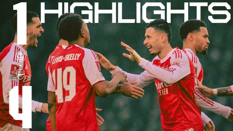 MARTINELLI HITS FIRST GUNNERS HAT-TRICK! HIGHLIGHTS Portsmouth v Arsenal (1-4) FA Cup