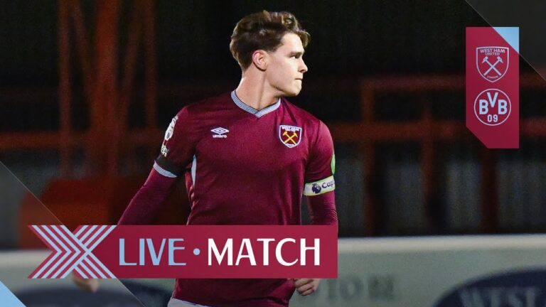 LIVE: West Ham United U21 v Borussia Dortmund U21 PL International Cup